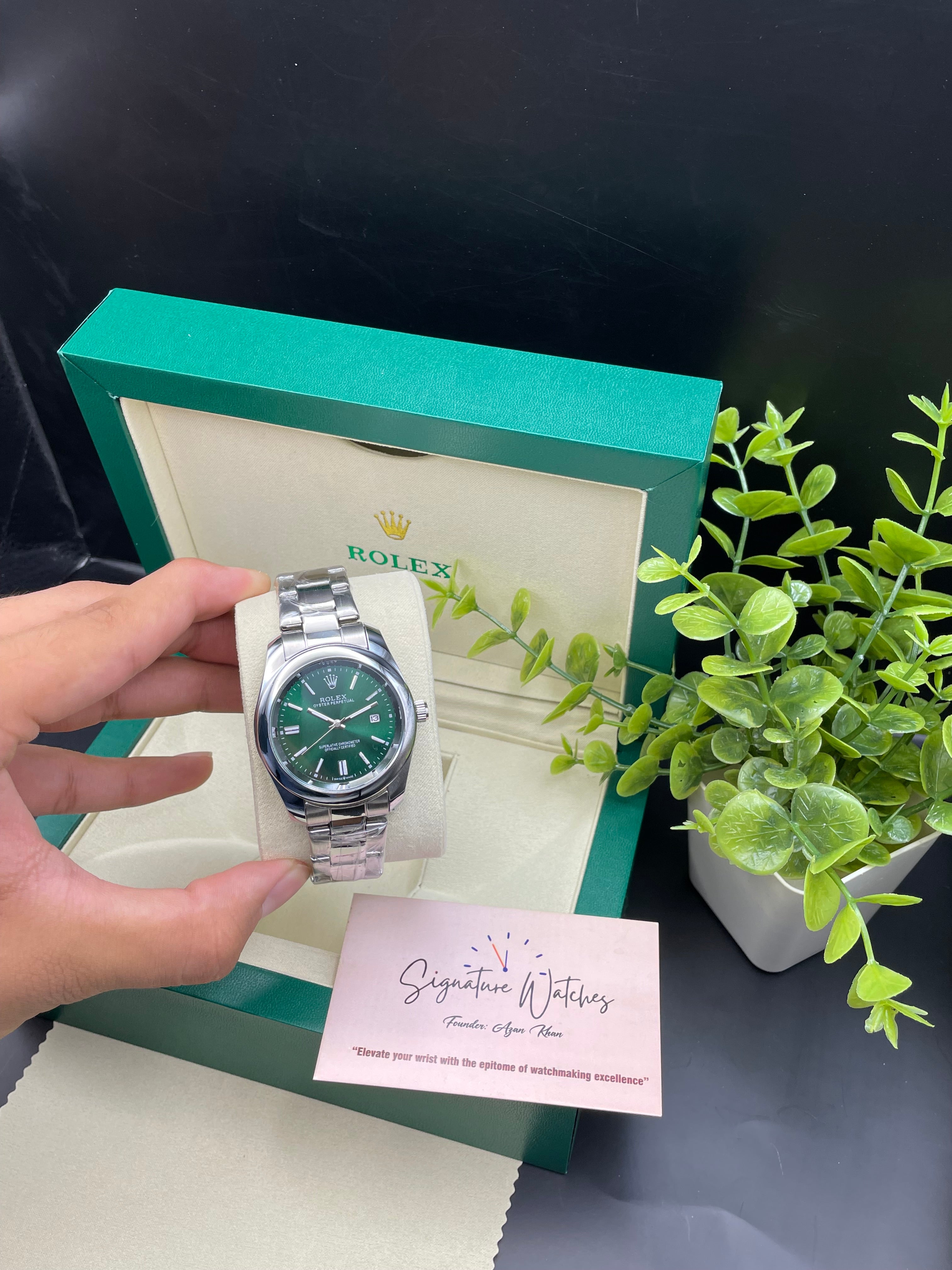 Rolex Date Just Green (Quartz)