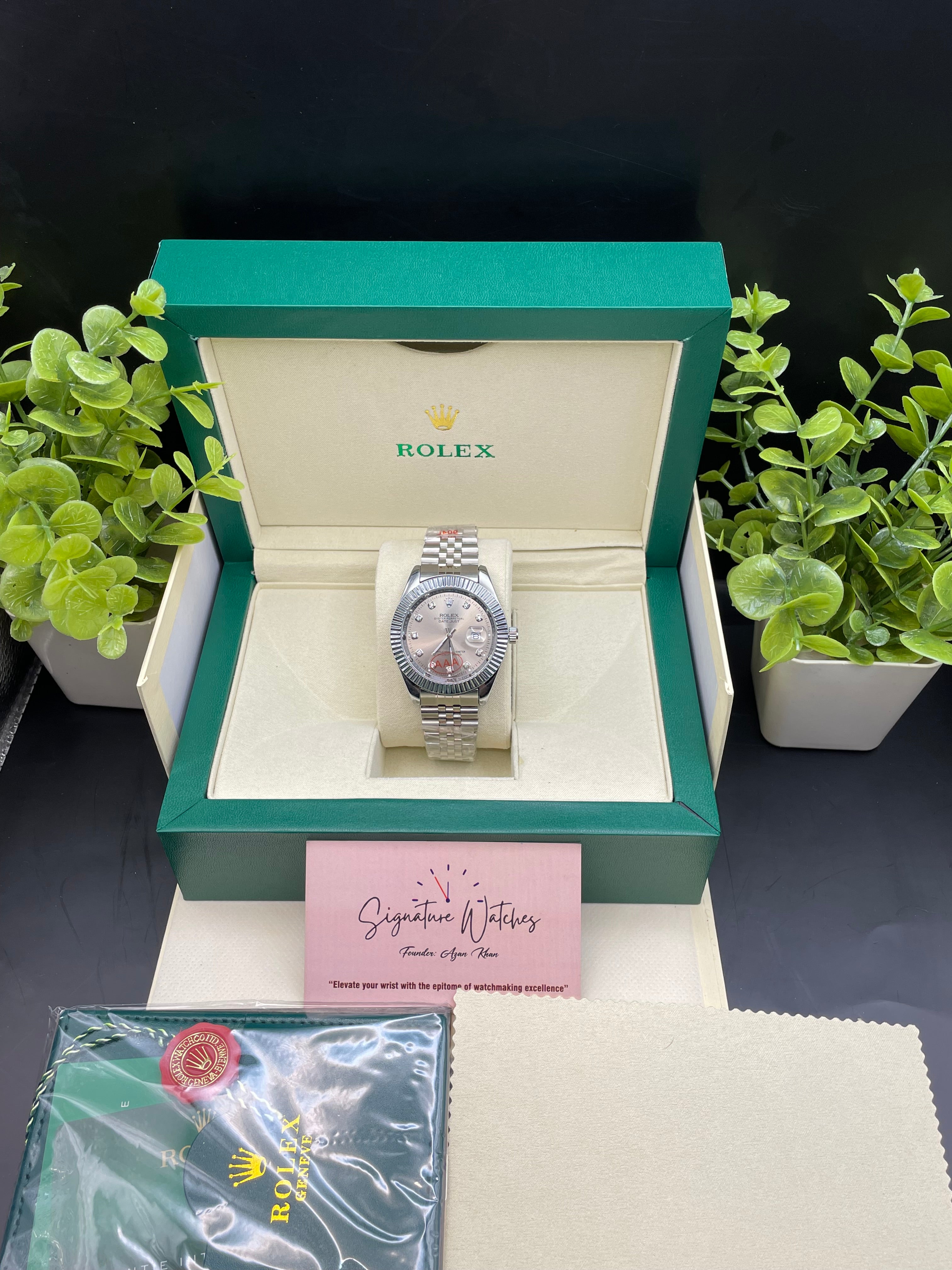 Rolex Date Just Silver (Quartz)