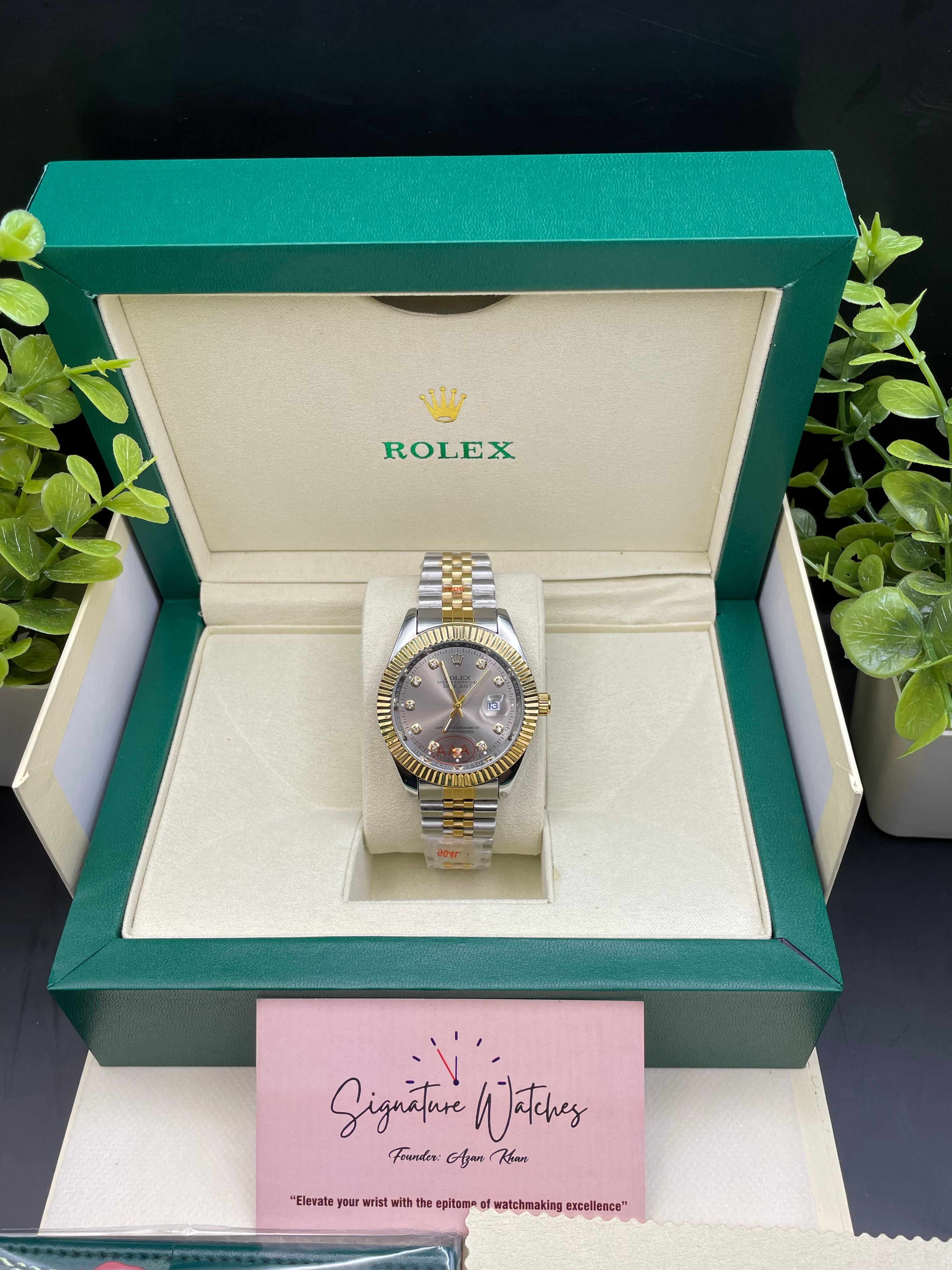 Rolex Date Just Two Tone Golden (Quartz)