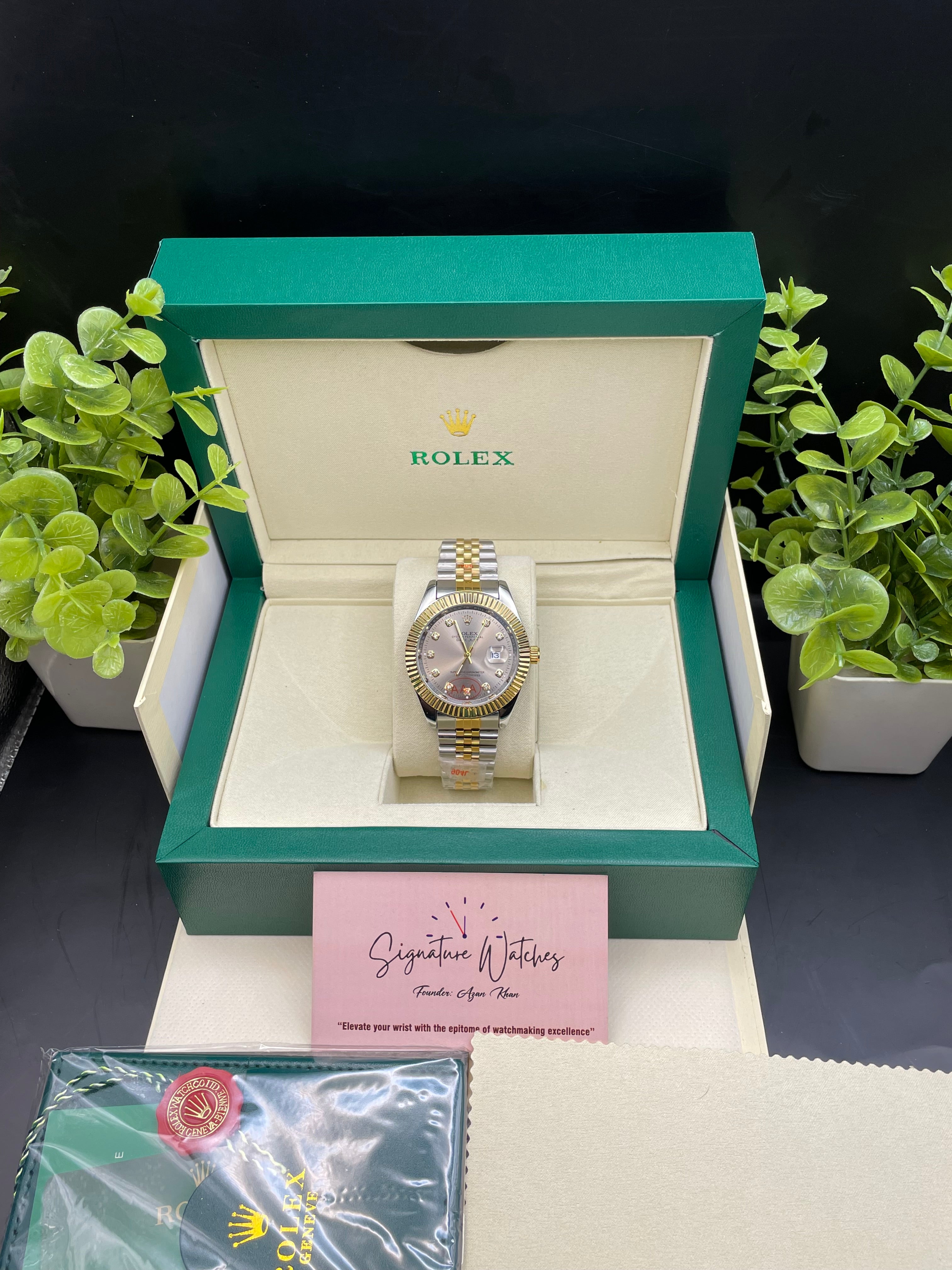 Rolex Date Just Two Tone Golden (Quartz)