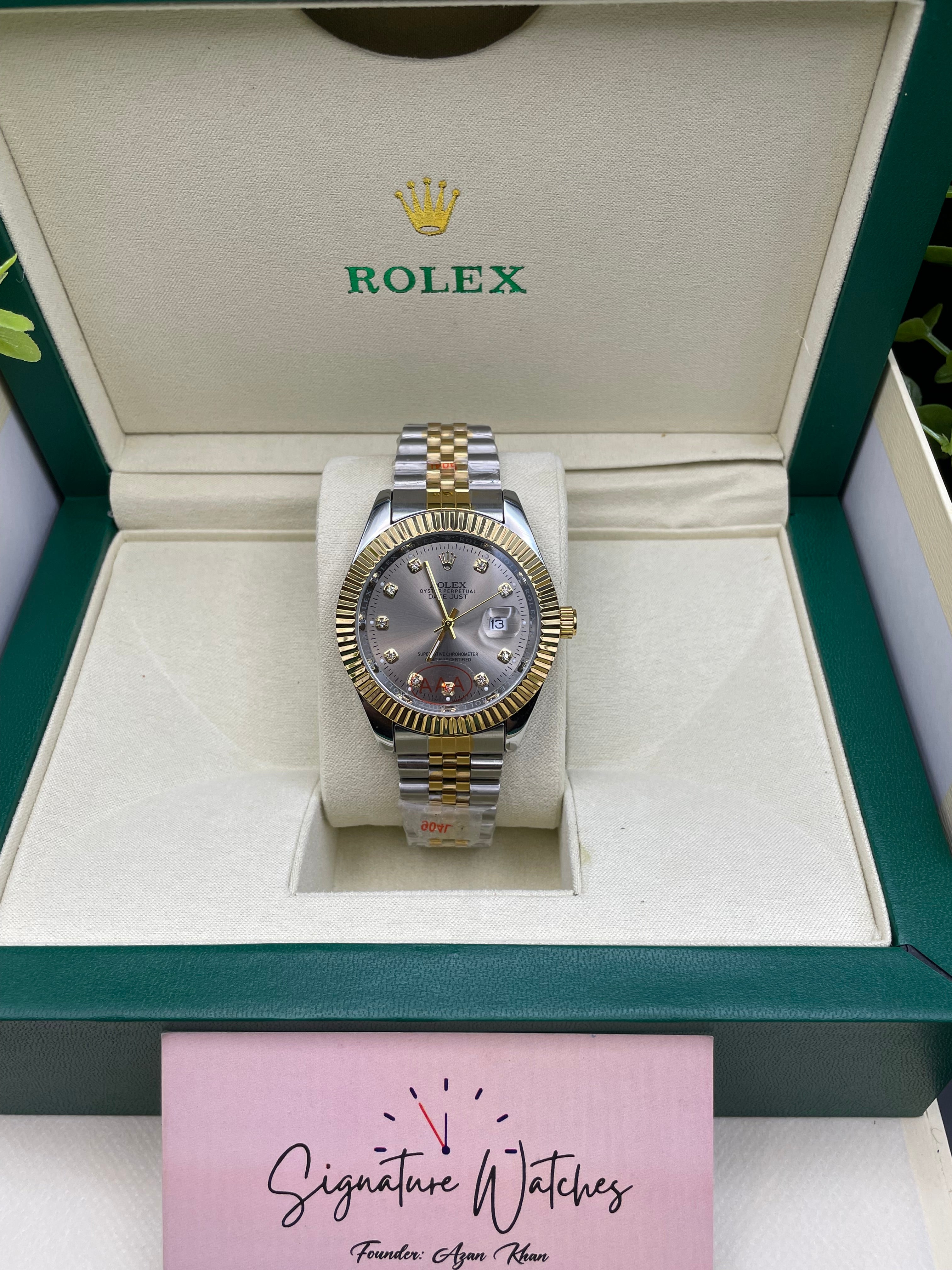 Rolex Date Just Two Tone Golden (Quartz)