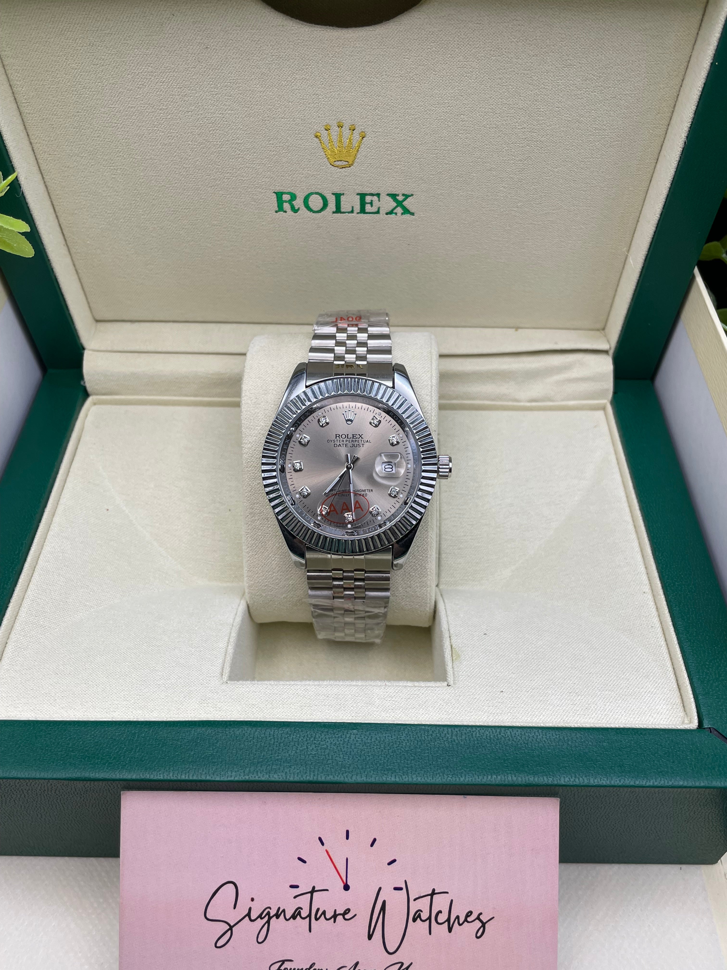 Rolex Date Just Silver (Quartz)