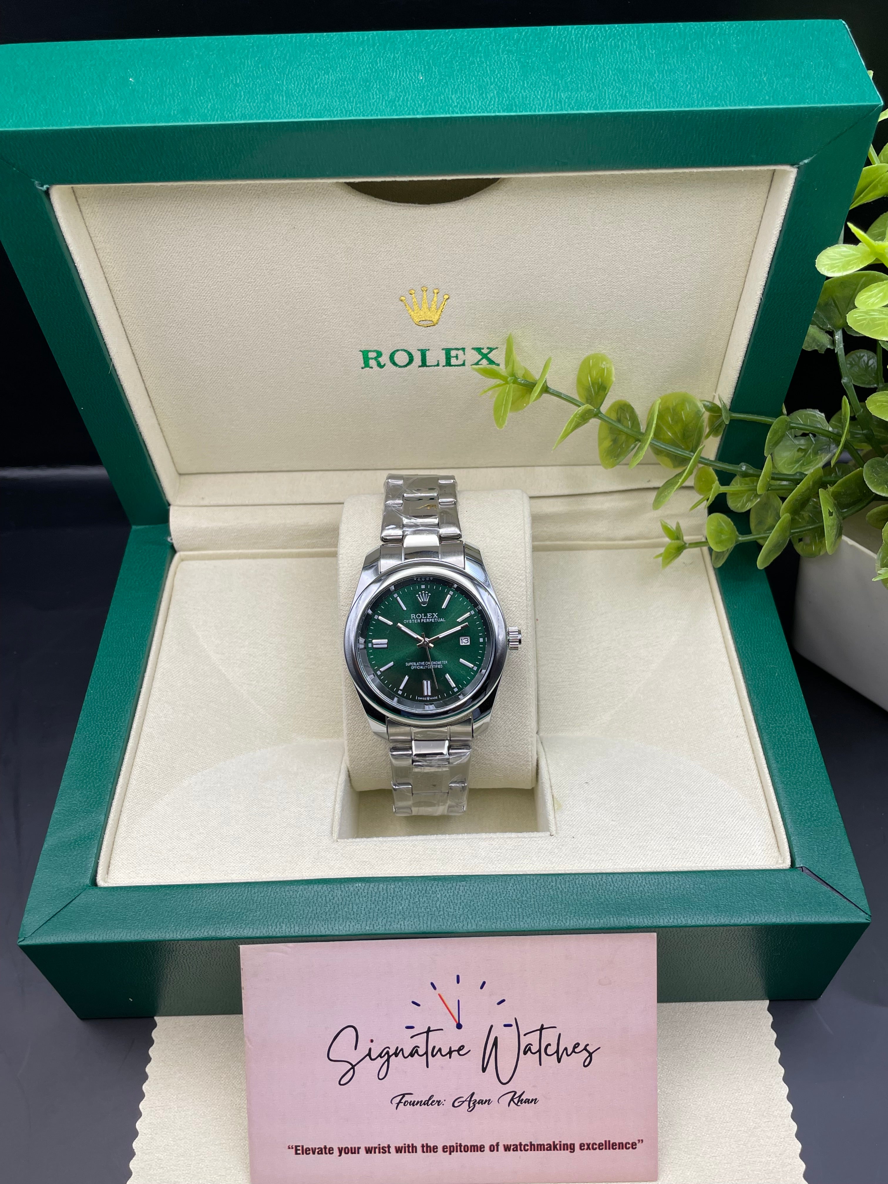 Rolex Date Just Green (Quartz)