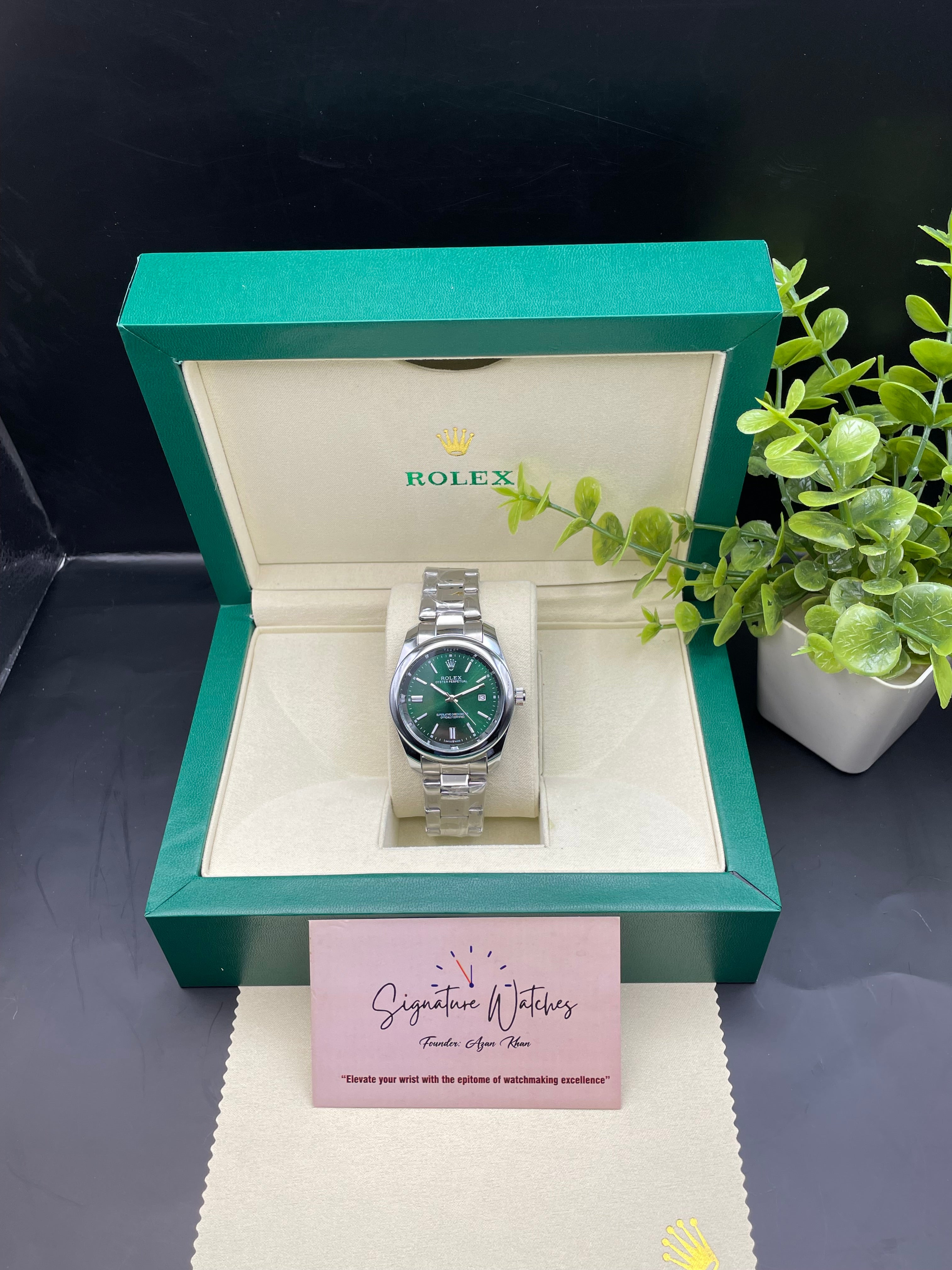 Rolex Date Just Green (Quartz)