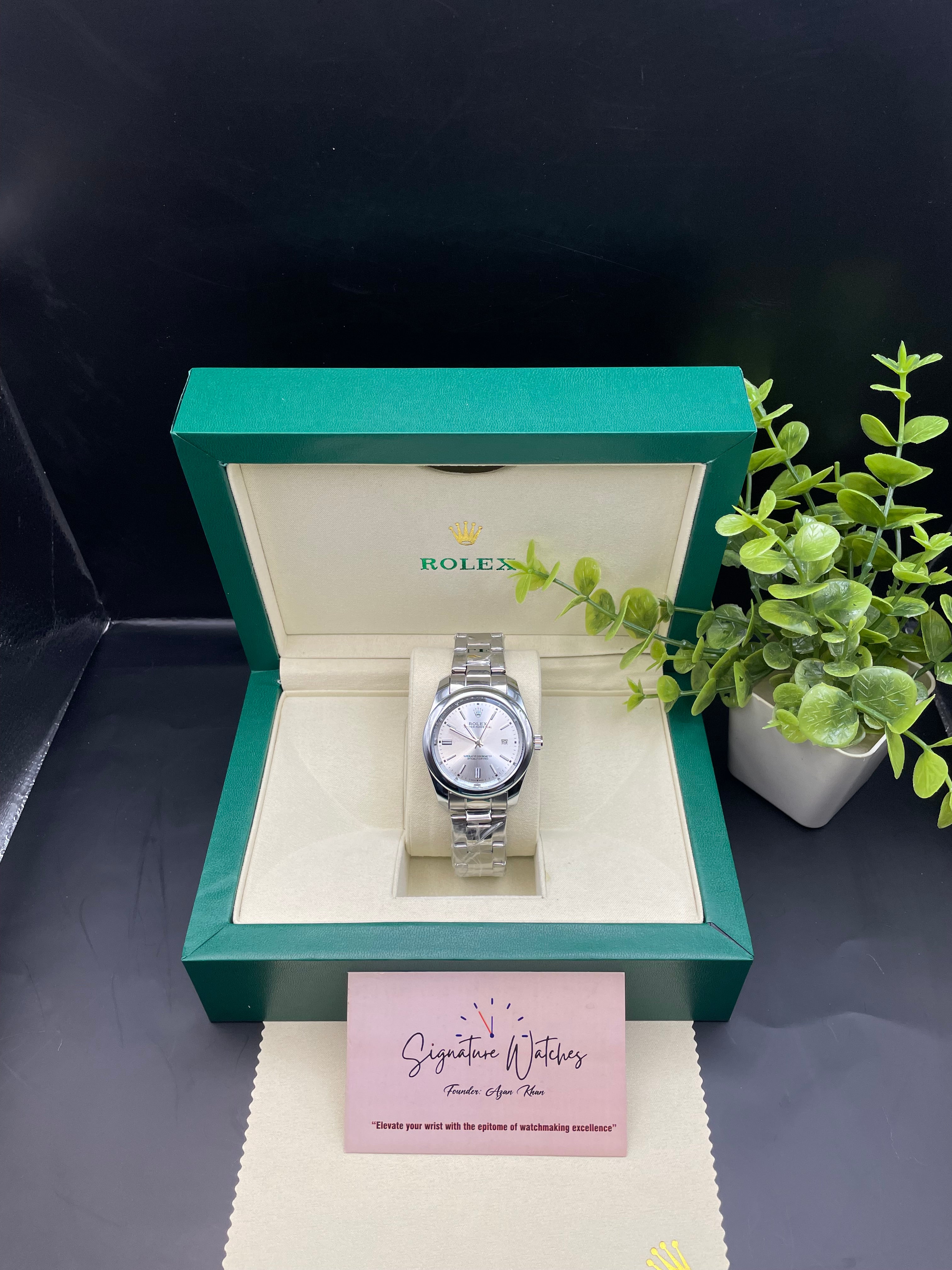Rolex Date Just Silver (Quartz)
